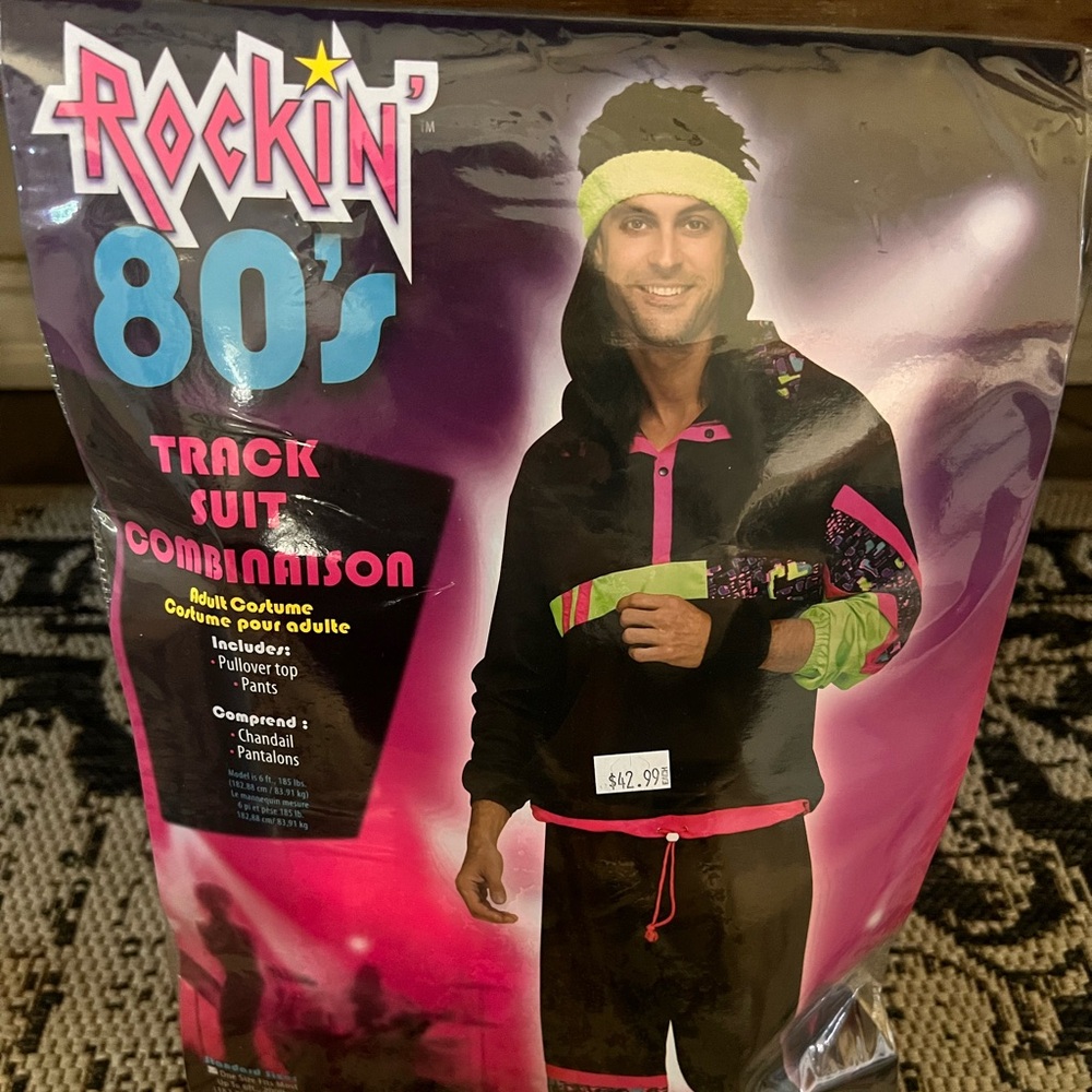 Rockin' 80s Track Suit Costume
